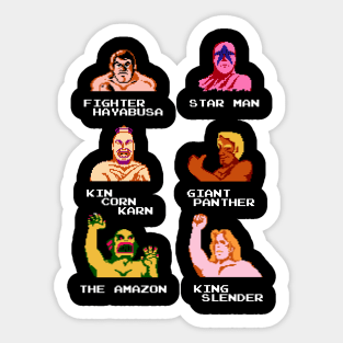 Pro Wrestling Fighters Sticker